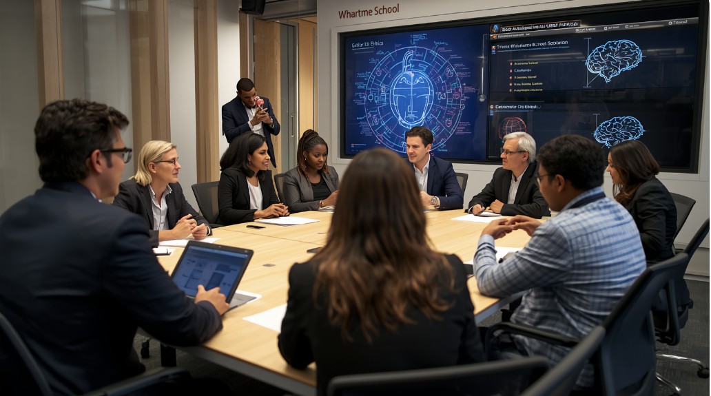 folks working at a table